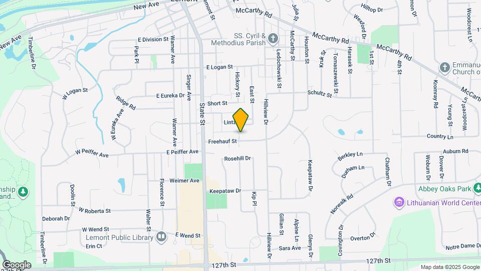 317 Freehauf St, Unit 2 Map and Location Details