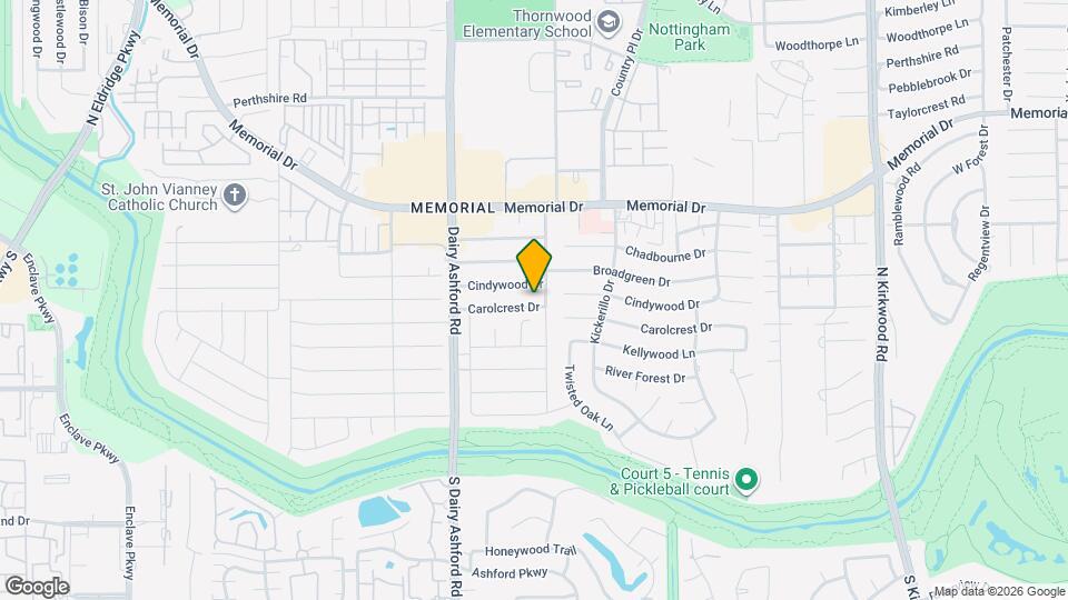 14506 Carolcrest Dr Map and Location Details