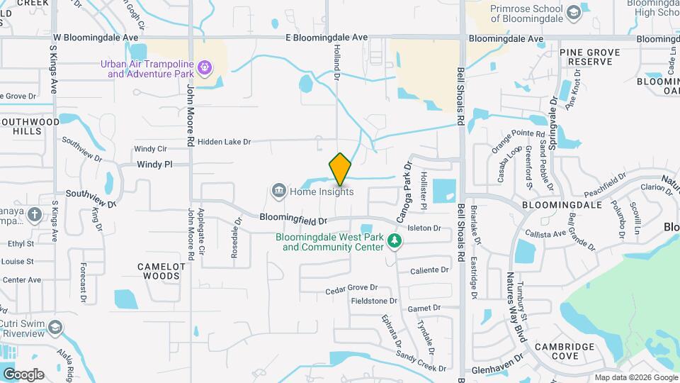 3814 Cloverhill Ct Map and Location Details