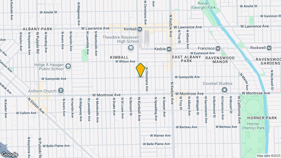 3353 W Sunnyside Ave Map and Location Details