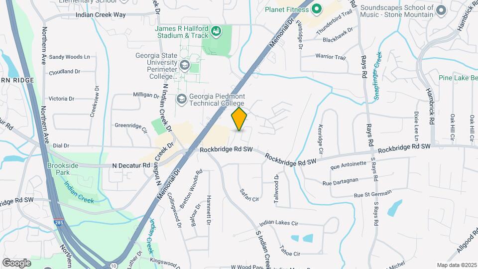 523 Rockbridge Trail Map and Location Details