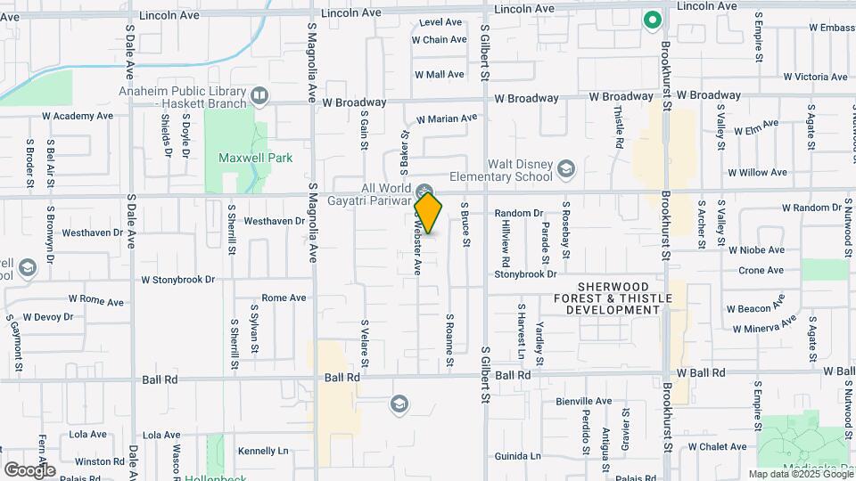 Webster Pines Apartments Mapa y Detalles de la Ubicación