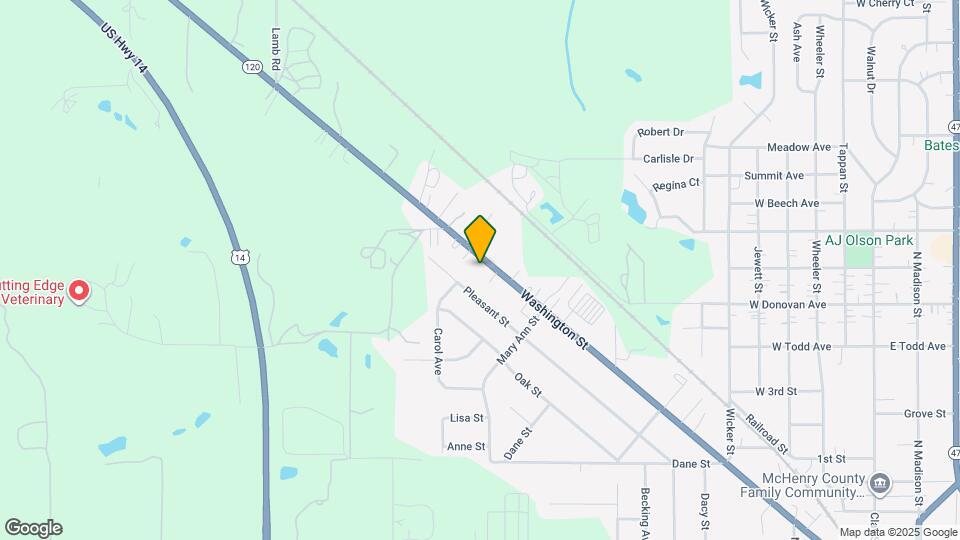 829 Washington St Map and Location Details