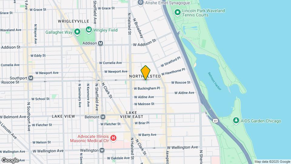 673-75 W. Roscoe St. Mapa y Detalles de la Ubicación