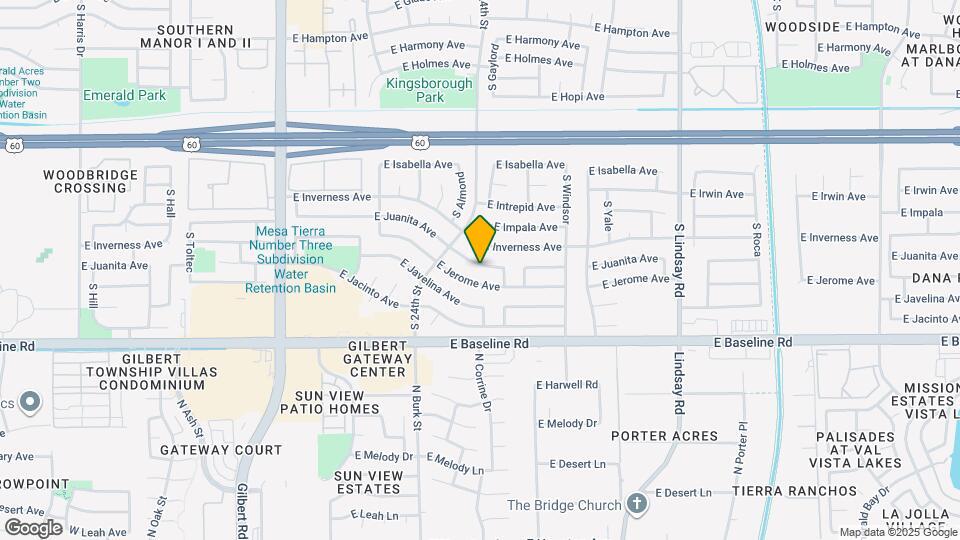 2429 E Juanita Ave Map and Location Details