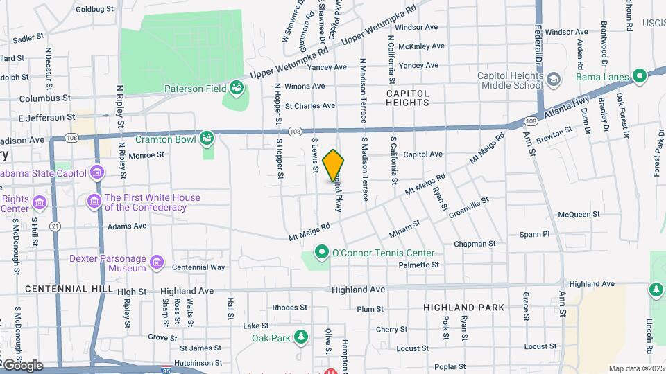 128 S Capitol Pkwy Map and Location Details