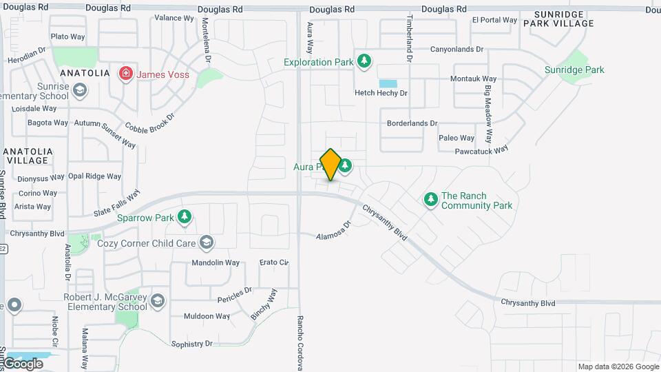 4256 Aura Way Map and Location Details