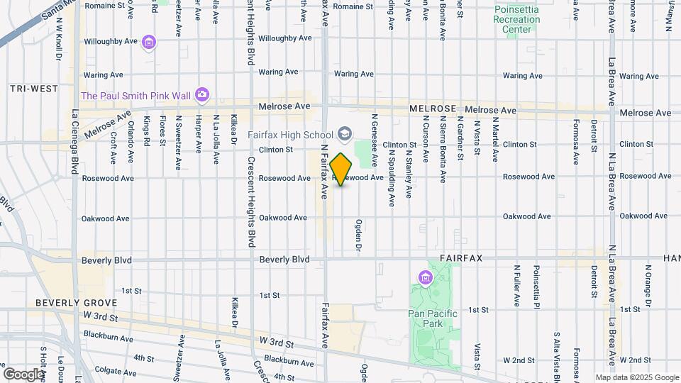 443 North Orange Map and Location Details