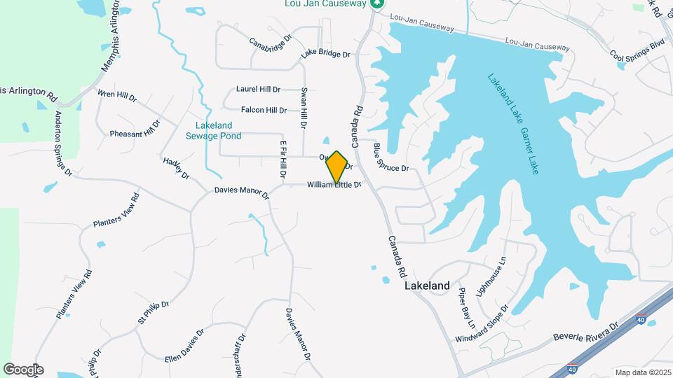 9501 William Little Dr Map and Location Details