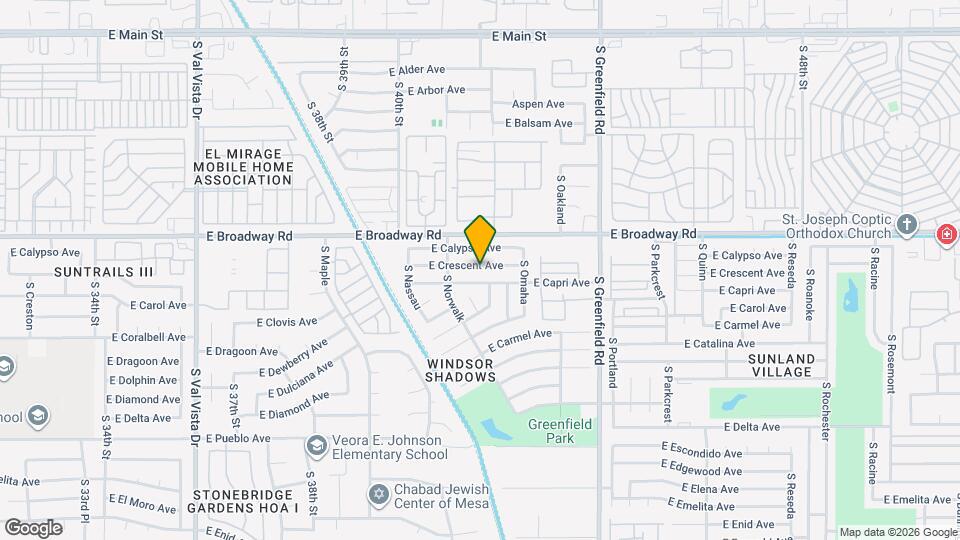 4143 E Crescent Ave Map and Location Details