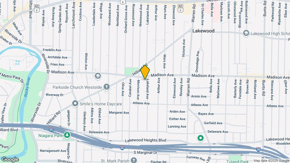 2018 Lakeland Ave Map and Location Details