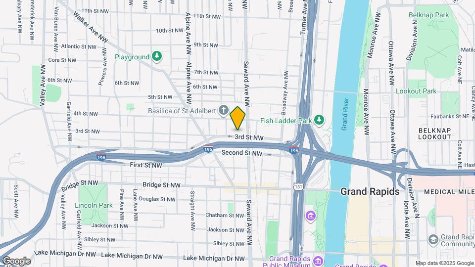 621 3rd St NW, Unit #2 Map and Location Details