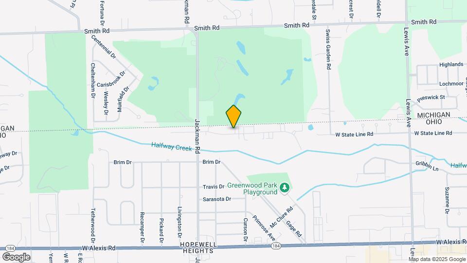 1540 Brooke Park Dr Map and Location Details