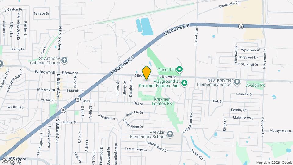 911 Birchwood Dr Map and Location Details