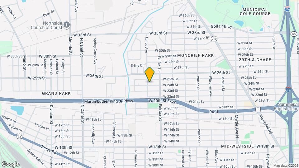 1857 W 24th St Map and Location Details