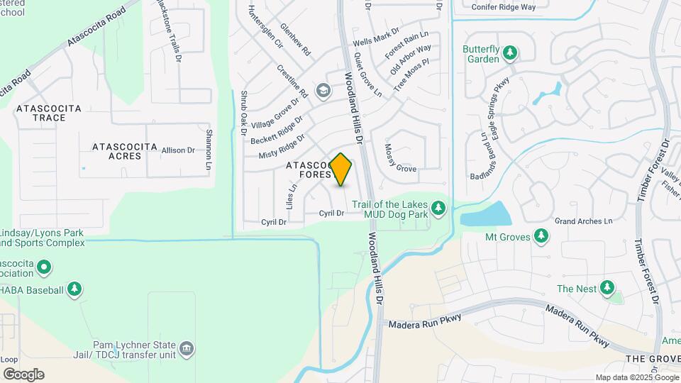 16407 Mango Ridge Ct Mapa y Detalles de la Ubicación