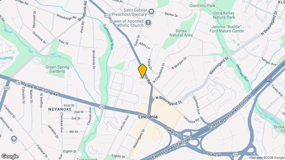 6310 Meeting House Way Mapa y Detalles de la Ubicación