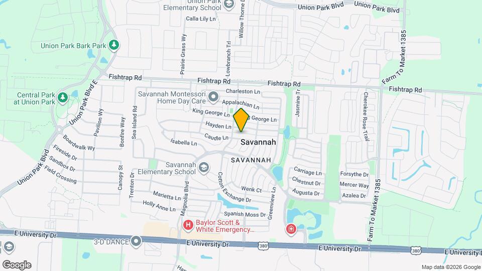 1117 Caudle Ln Map and Location Details