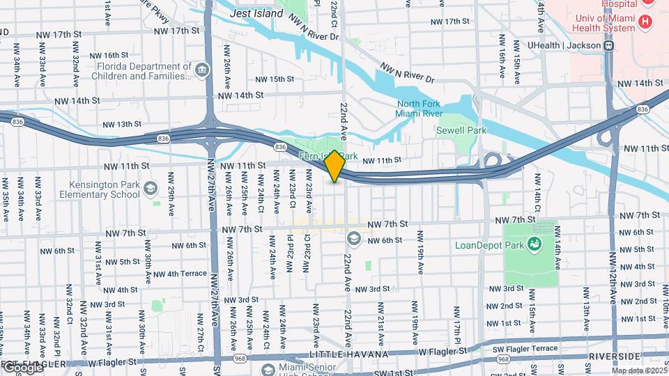 923 NW 22nd Ct Map and Location Details