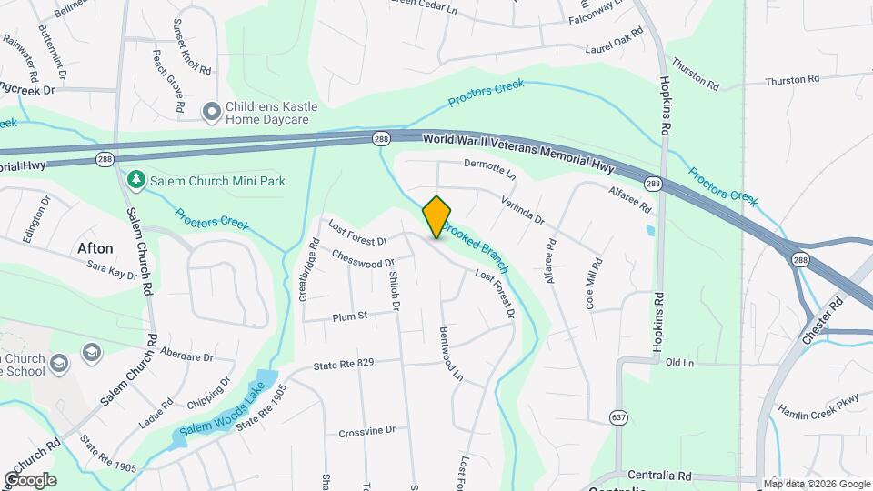 9237 Lost Forest Dr Map and Location Details