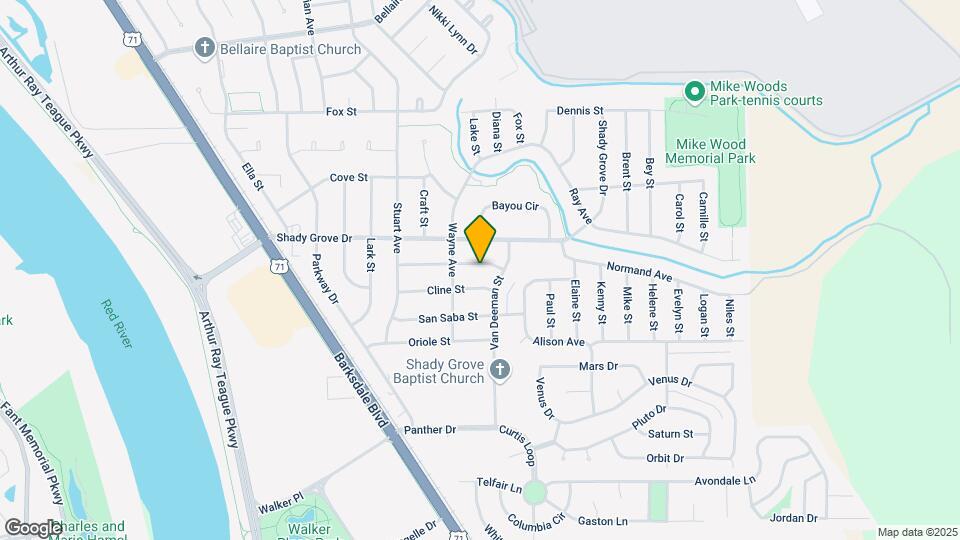 1710 Bradley St Map and Location Details
