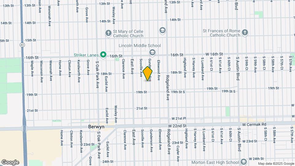 1830 Gunderson Ave Mapa y Detalles de la Ubicación