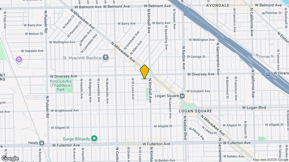 3420 W Parker Ave, Unit 1 Map and Location Details