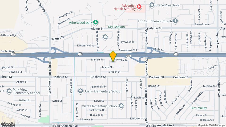 2535 N Phyllis St Map and Location Details