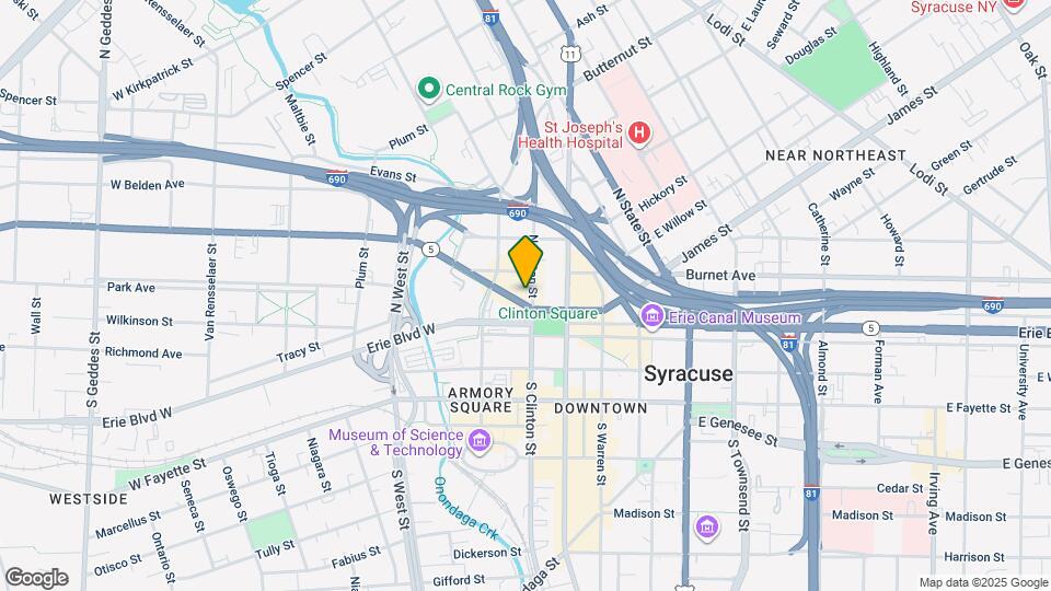 208-212 W Genesee St Map and Location Details