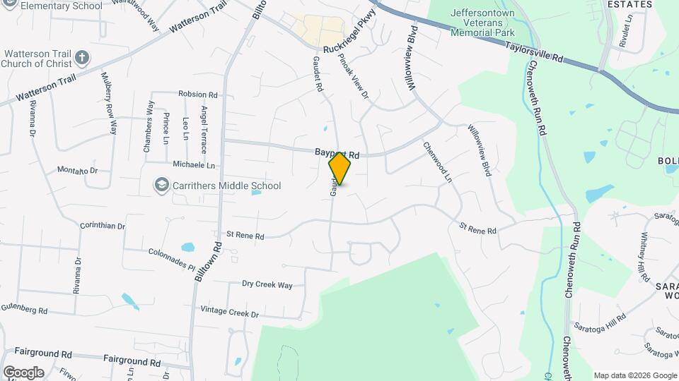 4319 Gaudet Rd Map and Location Details