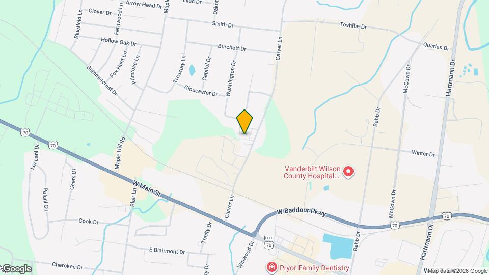 301 Jeffries Wy Map and Location Details