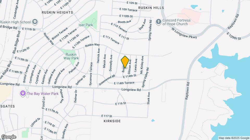 11315 Booth Ave Map and Location Details