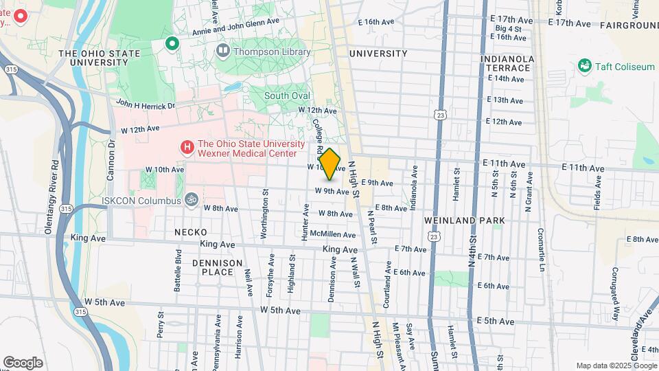 110 King Ave Mapa y Detalles de la Ubicación