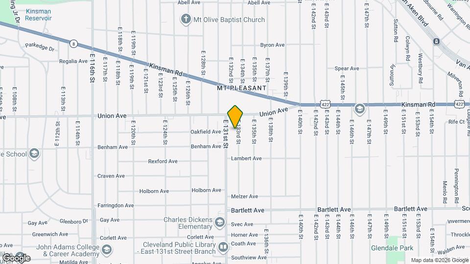 3540 E 133rd St Map and Location Details