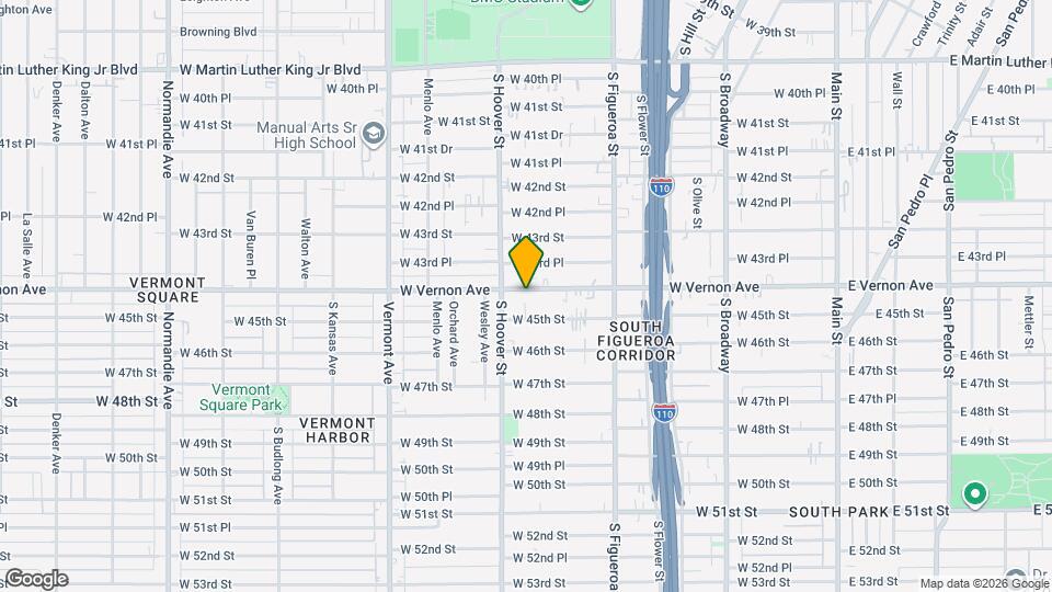 708 W Vernon Ave Map and Location Details