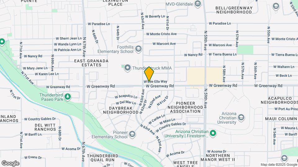 6231 W Zoe Ella Way Map and Location Details