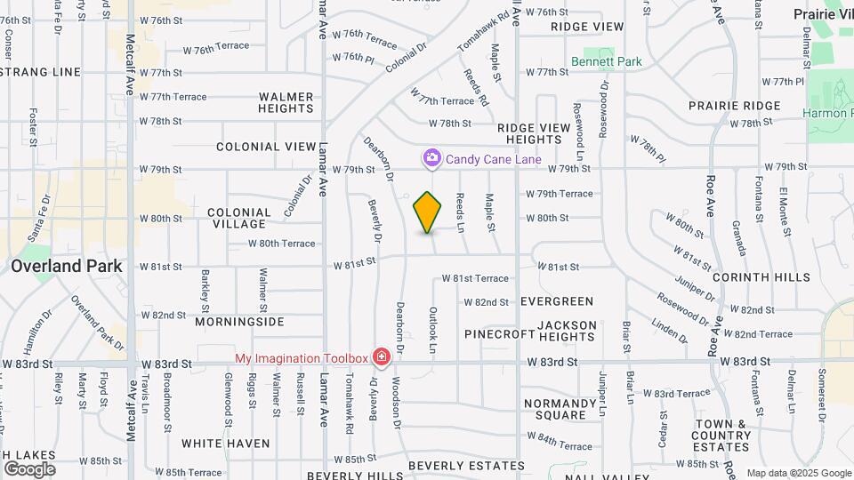 8024 Outlook Dr Map and Location Details