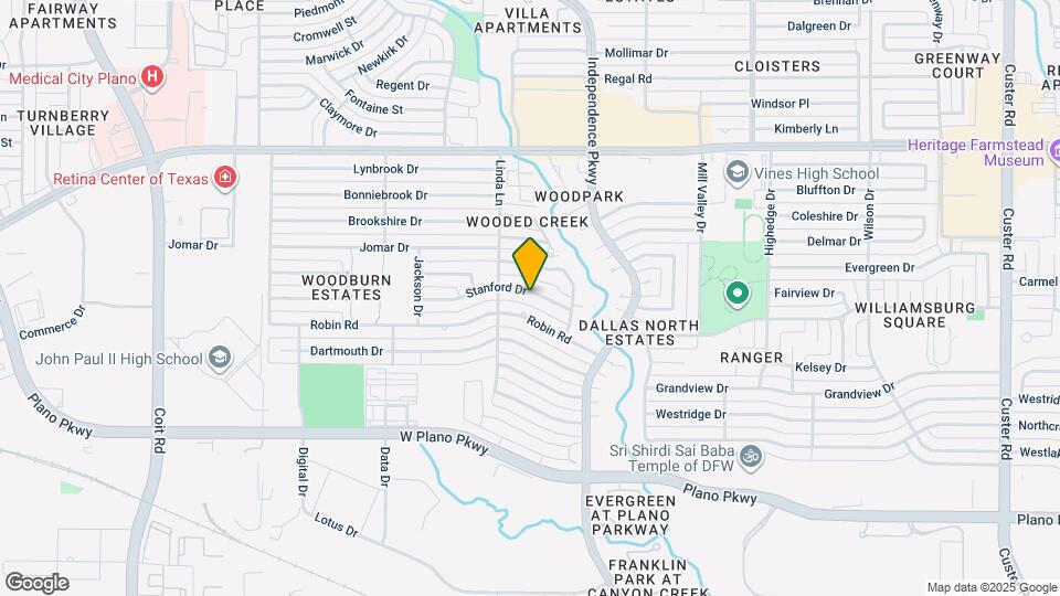 3024 Stanford Dr Map and Location Details