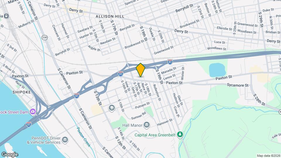 1728 Paxton St Map and Location Details