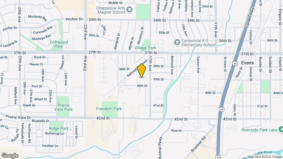1729 Rowan Ln Map and Location Details