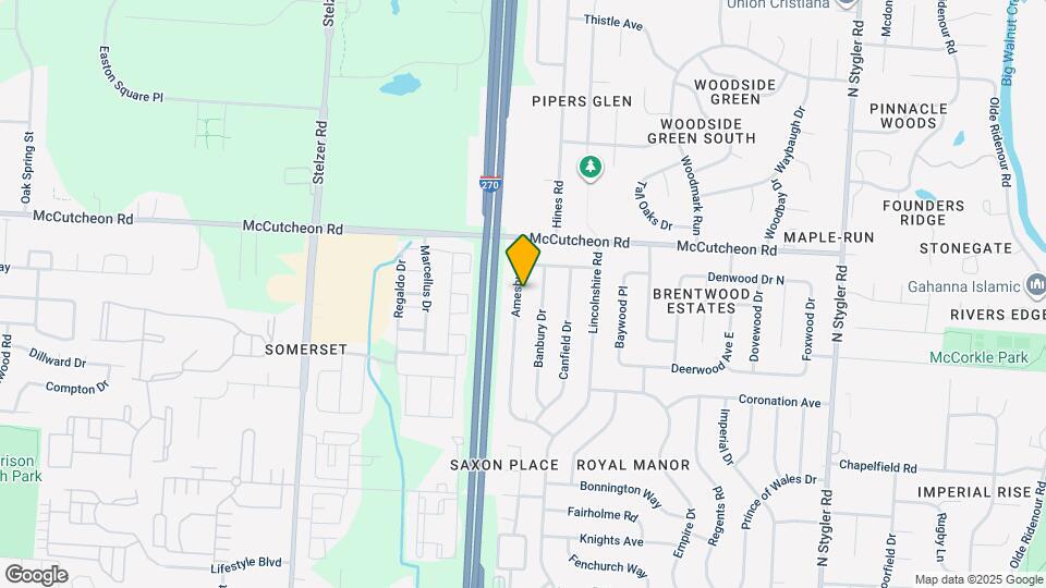 470 Amesbury Dr Mapa y Detalles de la Ubicación
