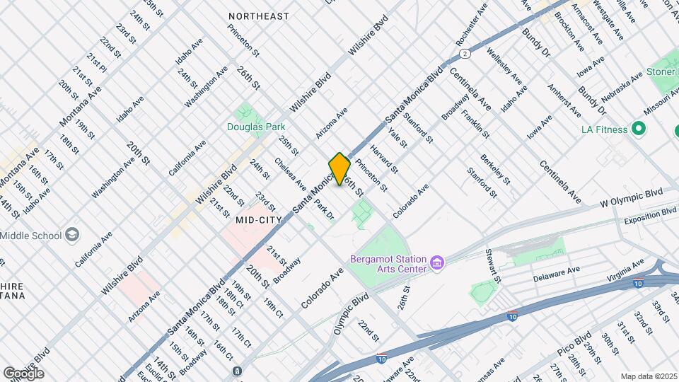1434 25th St Map and Location Details