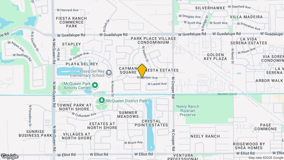 491 N Ocotillo Ln Map and Location Details