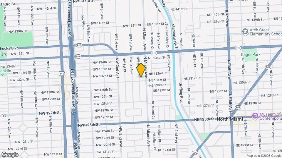 13101 NW Miami Ct Map and Location Details