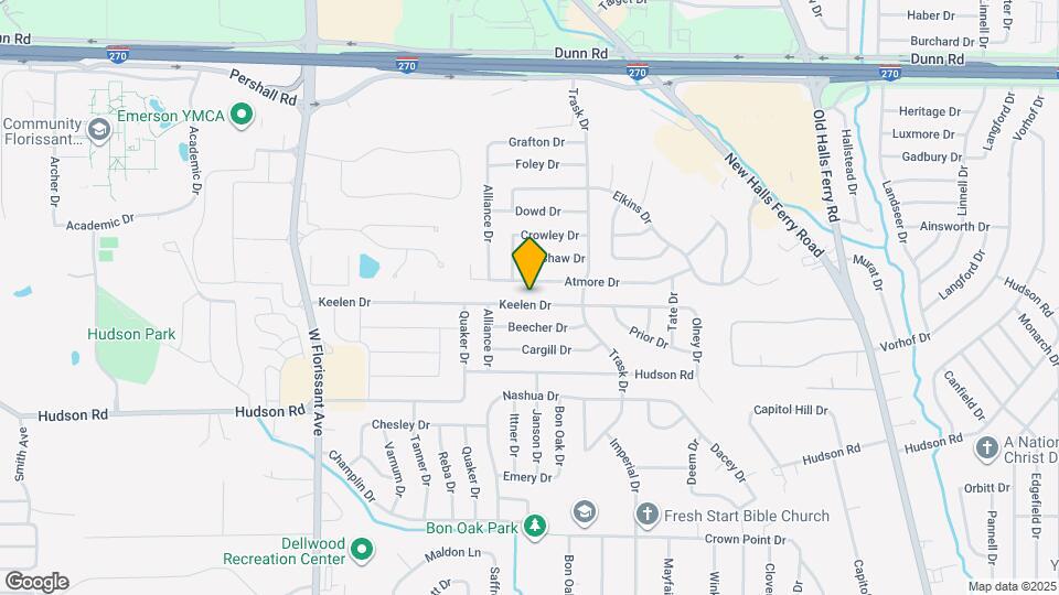 1729 Keelen Dr Map and Location Details