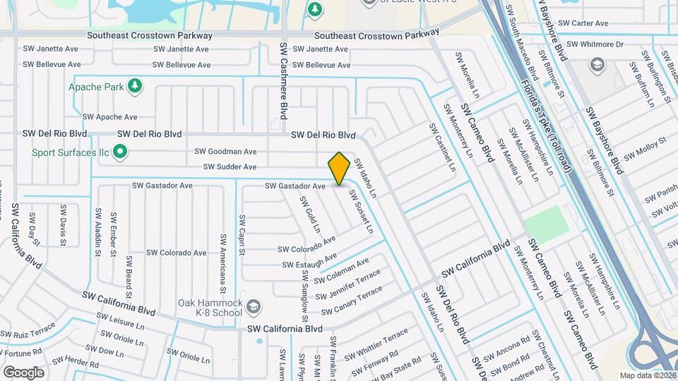 1901 SW Dorado Ln Mapa y Detalles de la Ubicación