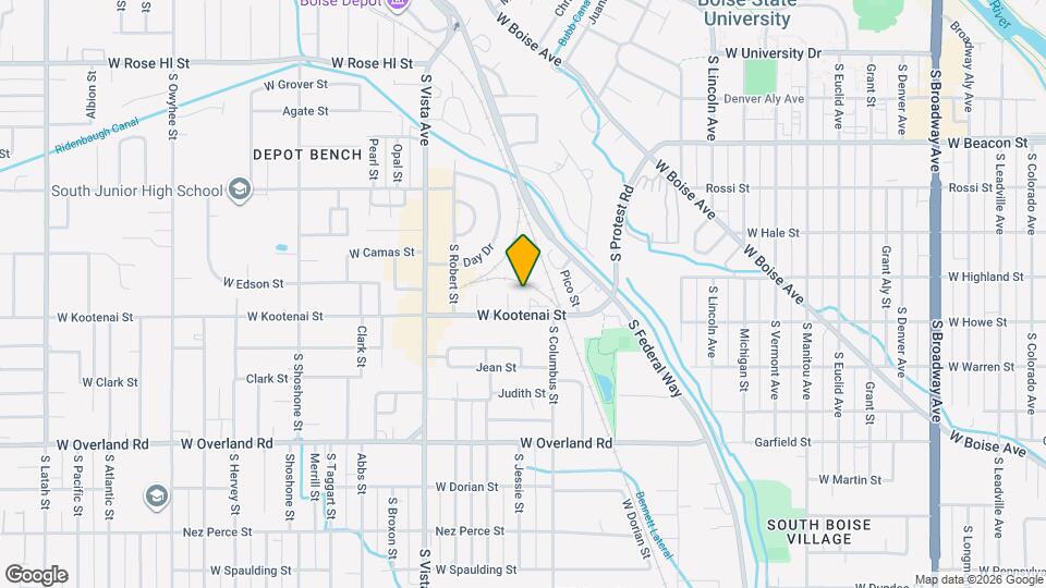 1110 Manor Dr Map and Location Details