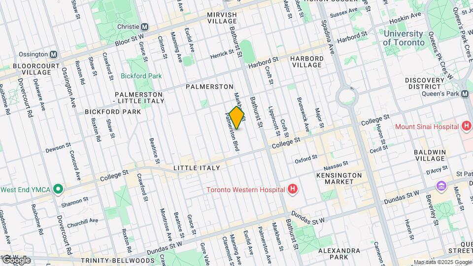 335 Palmerston Blvd Map and Location Details