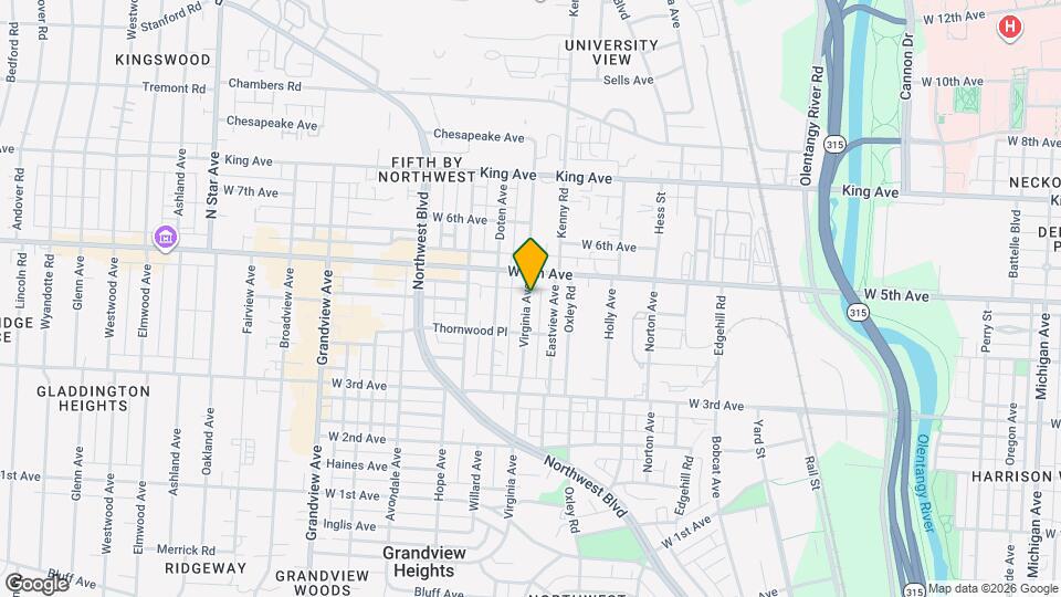 1412-1414 Virginia Ave, Unit 1412 Map and Location Details