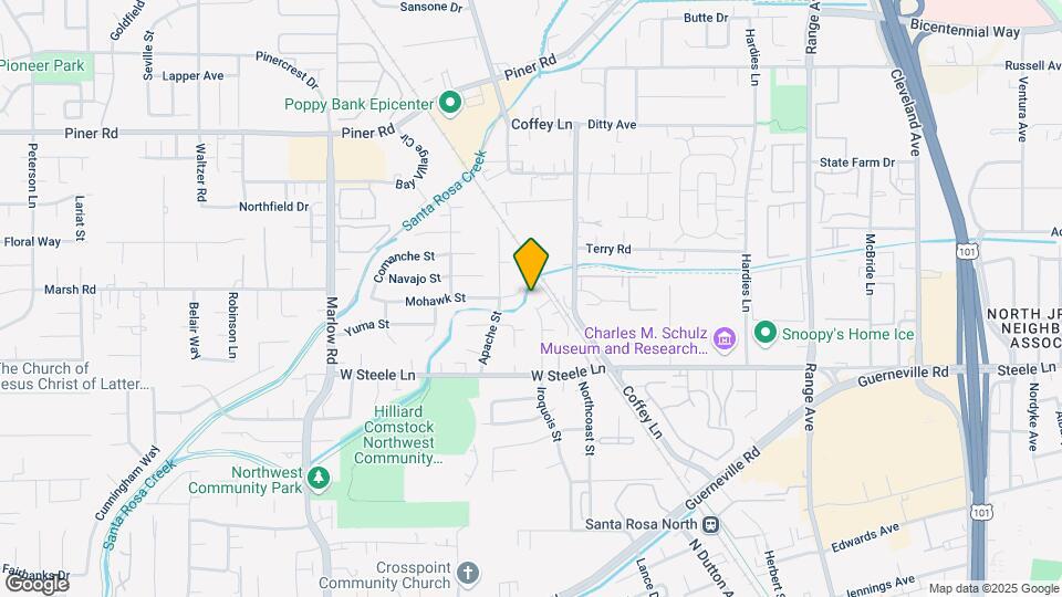2870 Apple Valley Ln Map and Location Details